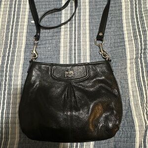 Coach Black Leather Shoulder Bag